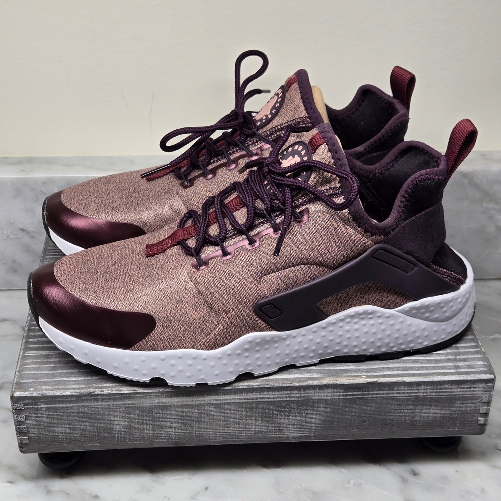 Nike Air Huarache Sneakers Womens Sz 8.5 Port Wine Ultra Running Shoes Excellent - Picture 5 of 11